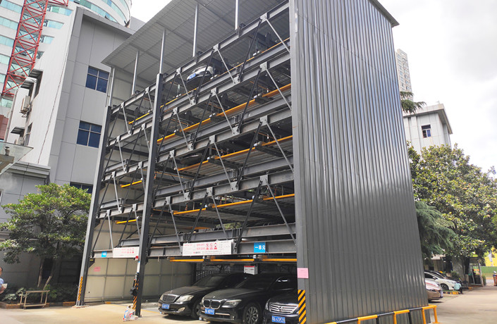 機(jī)械式停車場(chǎng)六層立體車庫-升降橫移式 機(jī)械式停車場(chǎng)六層立體車庫-升降橫移式